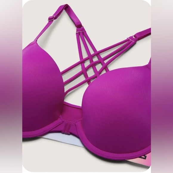 Victoria's Secret pink
Strappy Back Push Up Bra 40B 40DD 36C &
Panty Set VS - Picture 12 of 12